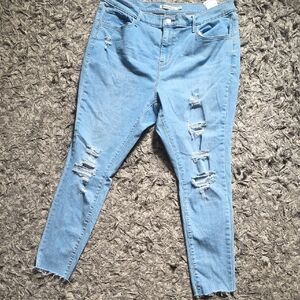 Levi's 720 High Rise Super Skinny Jeans Sz 18W